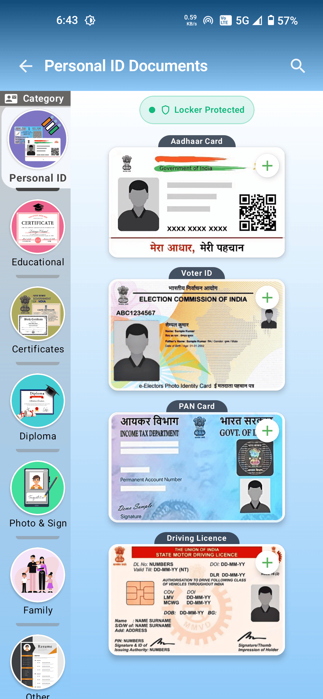 Avedan app document locker
